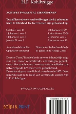 Twaalftal Leerredenen I – 8